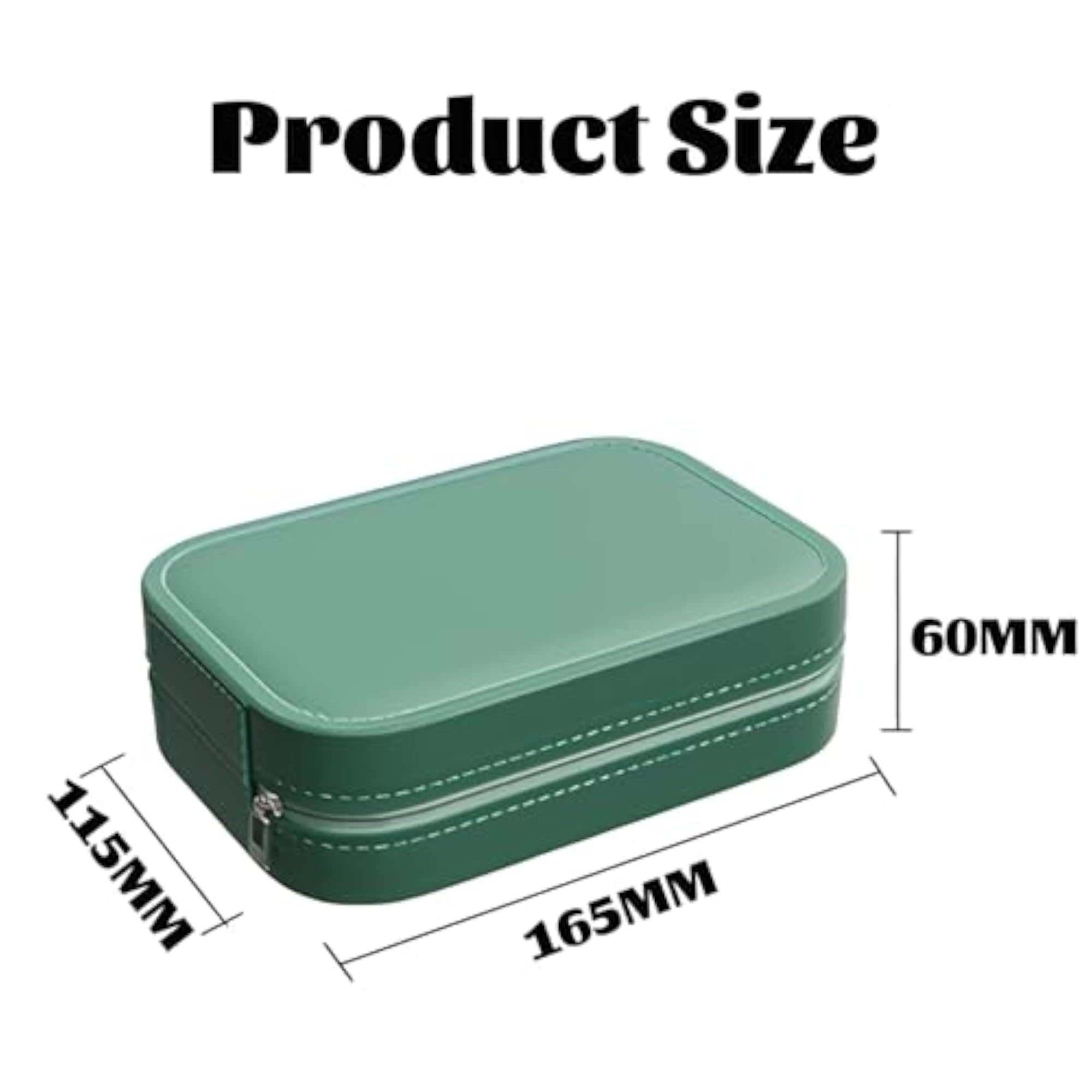 Leather Travel Makeup Bag with LED Mirror